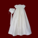 Click to Enlarge Picture - Embroidered Celtic Cross & Claddagh Christening Gown