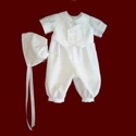 Boys Christening Suit with Embroidered Vest