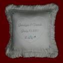 Click to Enlarge Picture - Personalized Keepsake Wedding/Anniversary Pillow
